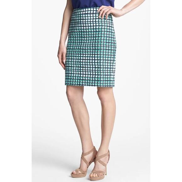 kate spade Dresses & Skirts - Kate Spade Judy Check Plaid Pencil Skirt Size 0